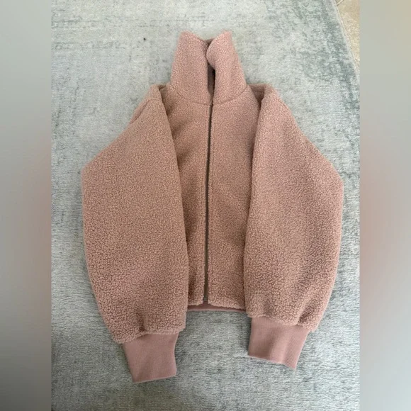 Uniqlo Women's Blush Teddy Jacket - Picture 1 of 2